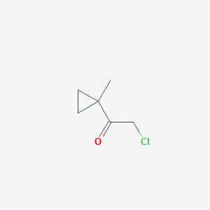 molecular formula C6H9ClO B1432520 2-氯-1-(1-甲基环丙基)乙酮 CAS No. 1499101-75-5