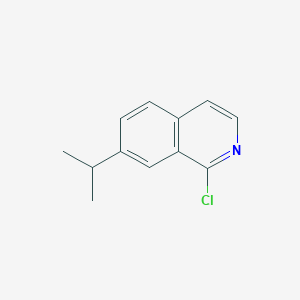 molecular formula C12H12ClN B1432534 1-Chloro-7-(propan-2-yl)isoquinoline CAS No. 1522469-40-4