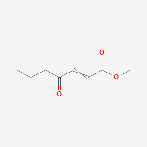 Methyl 4-oxohept-2-enoate