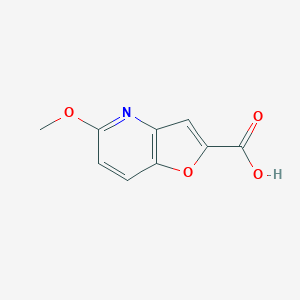 molecular formula C9H7NO4 B1432542 5-Methoxyfuro[3,2-b]pyridine-2-carboxylic acid CAS No. 1368069-92-4