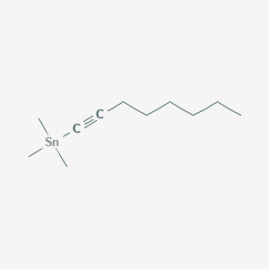 Trimethyl(oct-1-YN-1-YL)stannane