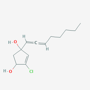 4-Chloro-1-(octa-1,2-dien-1-YL)cyclopent-4-ene-1,3-diol