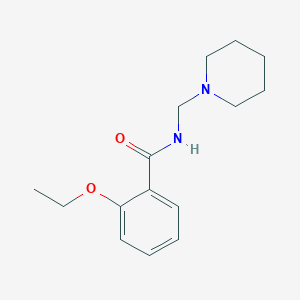 2-Ethoxy-N-[(piperidin-1-yl)methyl]benzamide