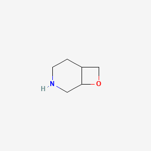 molecular formula C6H11NO B1432572 8-Oxa-3-azabicyclo[4.2.0]octane CAS No. 1509857-38-8