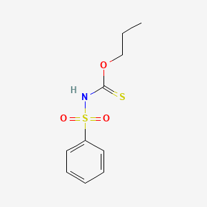 O-Propyl (benzenesulfonyl)carbamothioate