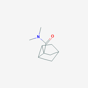 N,N-Dimethyltricyclo[2.2.1.0~2,6~]heptane-1-carboxamide