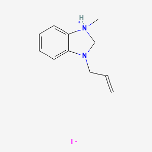 1-Methyl-3-(prop-2-en-1-yl)-2,3-dihydro-1H-benzimidazol-1-ium iodide