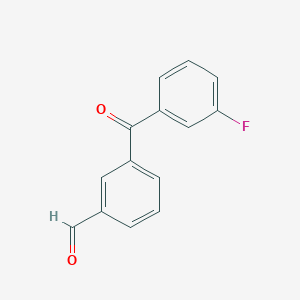 3-(3-Fluorobenzoyl)benzaldehyde