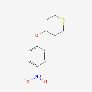 molecular formula C11H13NO3S B1432609 4-(4-Nitrophenoxy)tetrahydro-2h-thiopyran CAS No. 866756-55-0