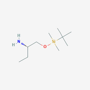 molecular formula C10H25NOSi B143262 (S)-1-(叔丁基二甲基甲硅烷基氧基)-2-丁胺 CAS No. 157555-74-3