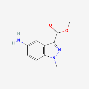 B1432621 methyl 5-amino-1-methyl-1H-indazole-3-carboxylate CAS No. 1566649-43-1