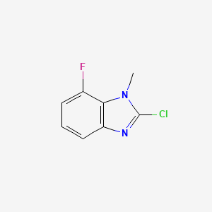 2-chloro-7-fluoro-1-methyl-1H-1,3-benzodiazole