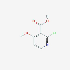 molecular formula C7H6ClNO3 B1432720 2-Chloro-4-methoxynicotinic acid CAS No. 394729-98-7