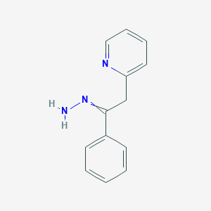 2-(2-Hydrazinylidene-2-phenylethyl)pyridine