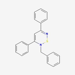 2-Benzyl-3,5-diphenyl-2H-1,2,6-thiadiazine