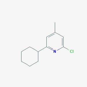 2-Chloro-6-cyclohexyl-4-methylpyridine