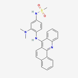 Methanesulfonamide, N-(4-(benz(c)acridin-7-ylamino)-3-(dimethylamino)phenyl)-