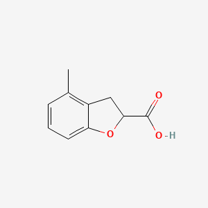 4-Methyl-2,3-dihydrobenzofuran-2-carboxylic acid