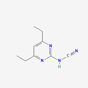 Cyanamide, (4,6-diethyl-2-pyrimidinyl)-