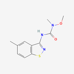 1-Methoxy-1-methyl-3-(5-methyl-1,2-benzothiazol-3-yl)urea