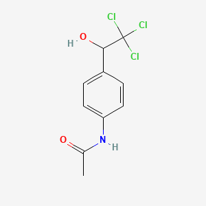 N-[4-(2,2,2-Trichloro-1-hydroxyethyl)phenyl]acetamide