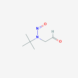 molecular formula C6H12N2O2 B14327358 N-tert-Butyl-N-(2-oxoethyl)nitrous amide CAS No. 111318-23-1