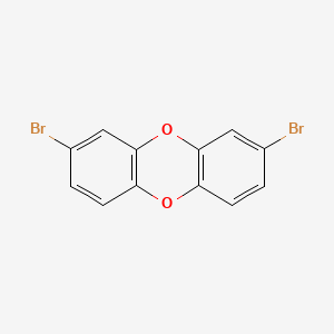 molecular formula C12H6Br2O2 B14327364 2,8-Dibromooxanthrene CAS No. 105836-96-2