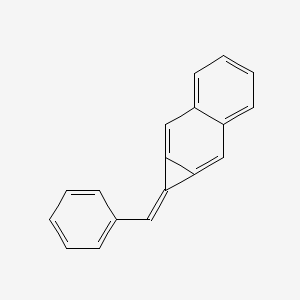 1H-Cyclopropa[b]naphthalene, 1-(phenylmethylene)-