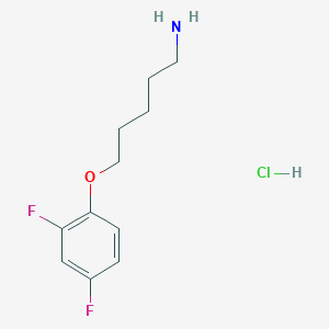 5-(2,4-Difluorophenoxy)pentan-1-amine hydrochloride