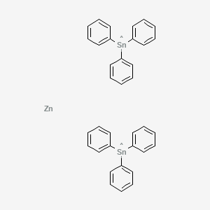 molecular formula C36H30Sn2Zn B14327395 CID 73187886 