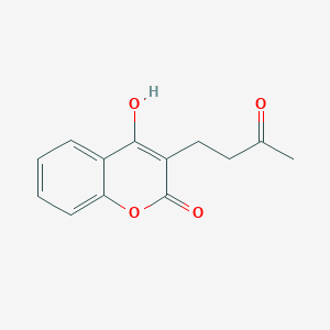 4-Hydroxy-3-(3-oxobutyl)-2H-1-benzopyran-2-one