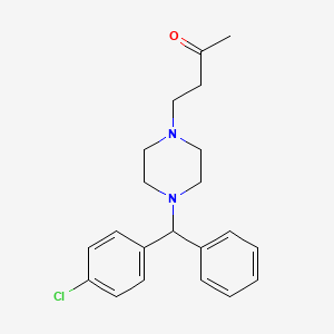 4-{4-[(4-Chlorophenyl)(phenyl)methyl]piperazin-1-yl}butan-2-one