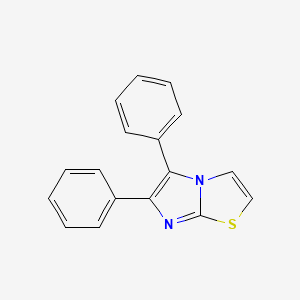 molecular formula C17H12N2S B14327446 5,6-Diphenylimidazo[2,1-b][1,3]thiazole CAS No. 108979-82-4