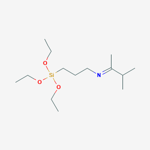 molecular formula C14H31NO3Si B14327449 (2E)-3-Methyl-N-[3-(triethoxysilyl)propyl]butan-2-imine CAS No. 110592-34-2