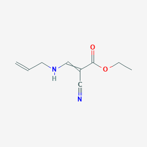 molecular formula C9H12N2O2 B14327454 Ethyl 2-cyano-3-[(prop-2-en-1-yl)amino]prop-2-enoate CAS No. 105629-96-7