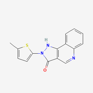 3H-Pyrazolo[4,3-c]quinolin-3-one, 2,5-dihydro-2-(5-methyl-2-thienyl)-