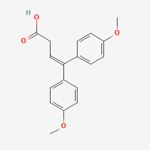 4,4-Bis(4-methoxyphenyl)but-3-enoic acid