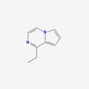 molecular formula C9H10N2 B14327490 1-Ethylpyrrolo[1,2-a]pyrazine CAS No. 106100-41-8