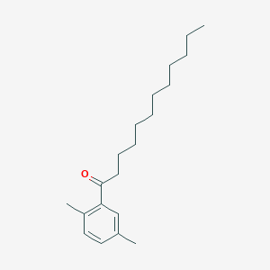 molecular formula C20H32O B14327493 1-(2,5-Dimethylphenyl)dodecan-1-one CAS No. 101493-88-3