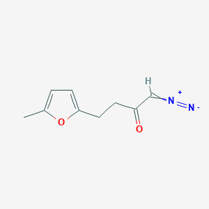 1-Diazonio-4-(5-methylfuran-2-yl)but-1-en-2-olate