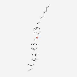 4-(2-Methylbutyl)-4'-[(4-octylphenoxy)methyl]-1,1'-biphenyl