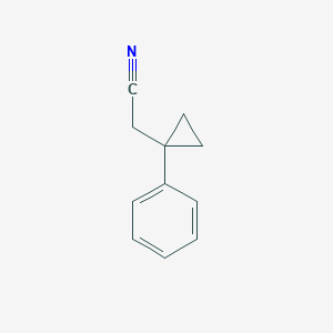 molecular formula C11H11N B1432752 2-(1-Phenylcyclopropyl)acetonitrile CAS No. 149488-95-9