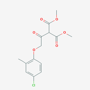 Dimethyl [(4-chloro-2-methylphenoxy)acetyl]propanedioate