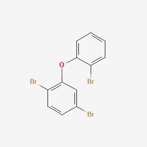 molecular formula C12H7Br3O B1432753 1,4-Dibromo-2-(2-bromophenoxy)benzene CAS No. 407606-55-7