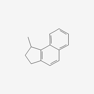 molecular formula C14H14 B14327533 1-Methyl-2,3-dihydro-1H-cyclopenta[a]naphthalene CAS No. 110141-82-7