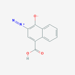 molecular formula C11H6N2O3 B14327542 4-Carboxy-2-diazonionaphthalen-1-olate CAS No. 97606-12-7