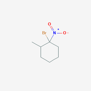 molecular formula C7H12BrNO2 B14327561 1-Bromo-2-methyl-1-nitrocyclohexane CAS No. 106334-40-1