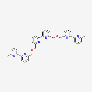 2,2'-Bipyridine, 6,6'-bis[[(6'-methyl[2,2'-bipyridin]-6-yl)methoxy]methyl]-