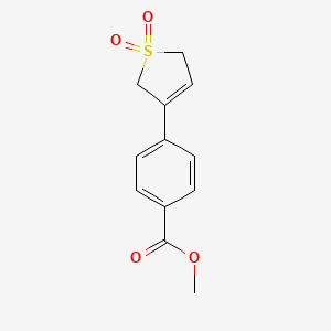 Methyl 4-(1,1-dioxo-2,5-dihydro-1H-1lambda~6~-thiophen-3-yl)benzoate