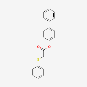 [1,1'-Biphenyl]-4-yl (phenylsulfanyl)acetate